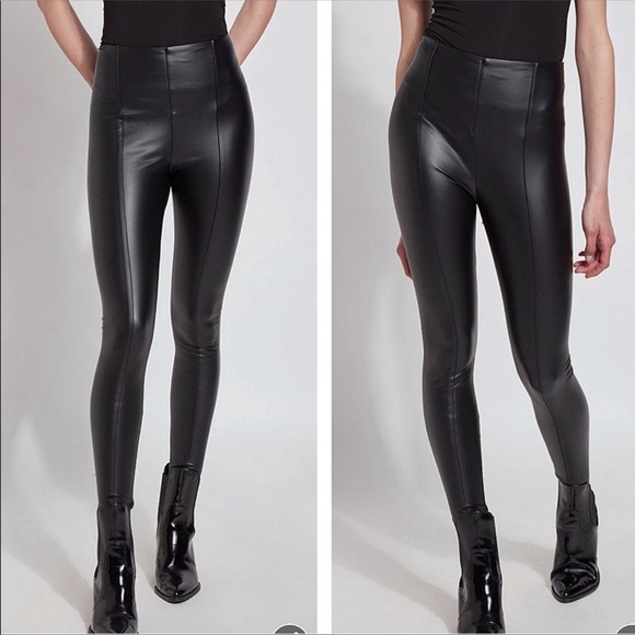 Lysse Pants - High Waist Vegan Leather Legging